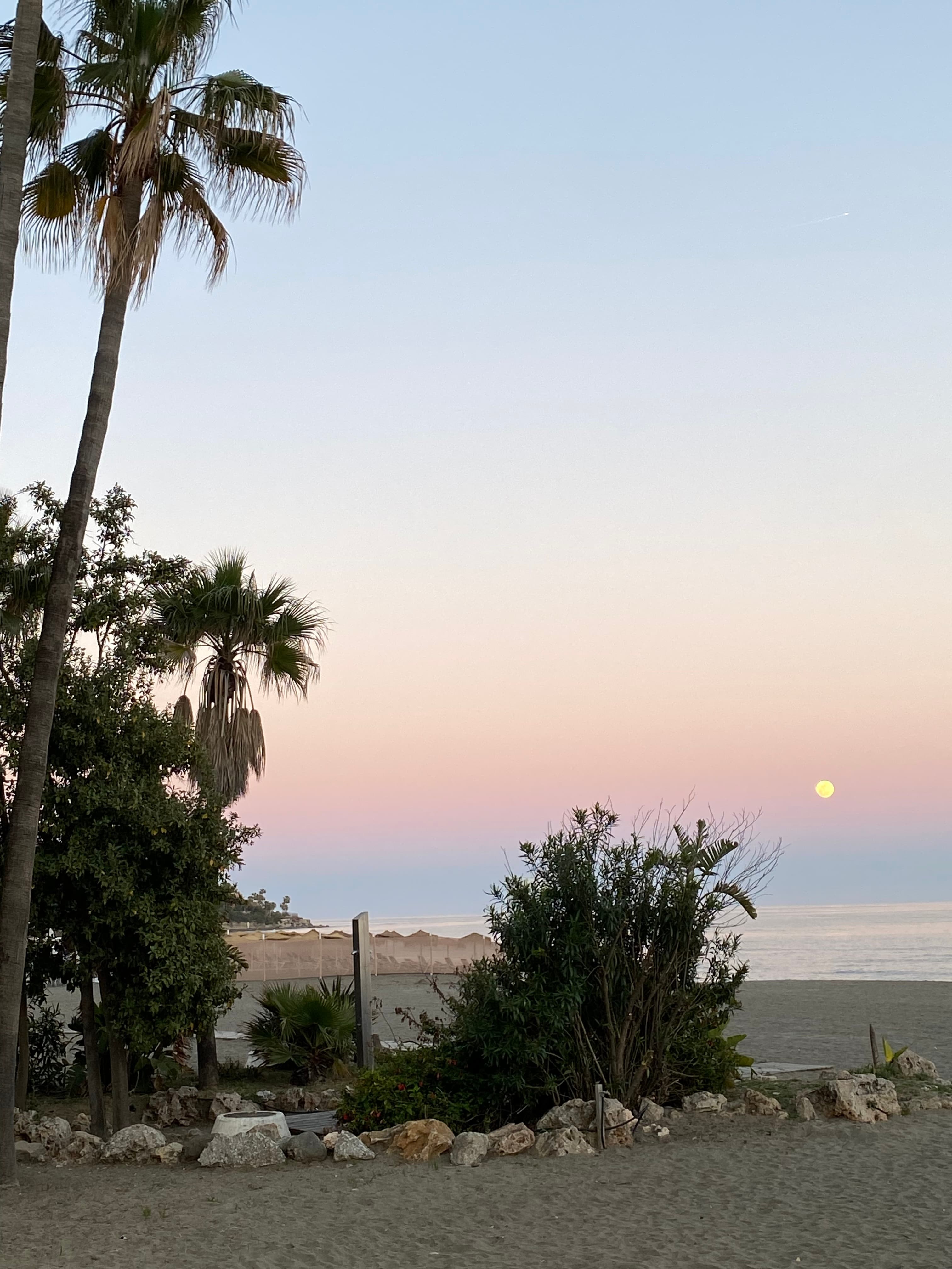 Atardecer en la Costa del Sol